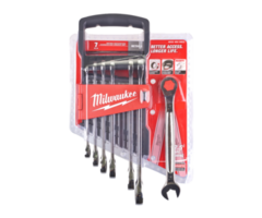 MILWAUKEE Ringratel-steeksleutelset MAX BITE™ (7-delig)