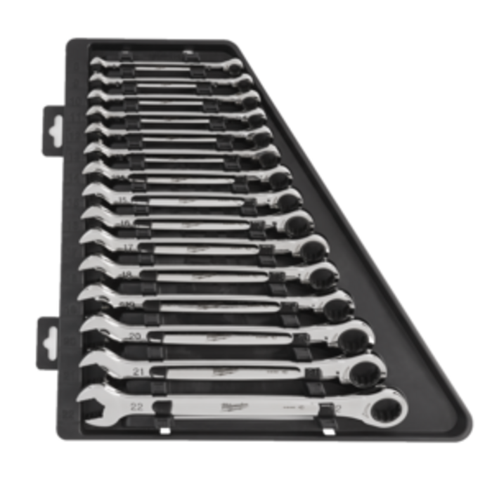 MILWAUKEE Ringratel-steeksleutelset MAX BITE™ (15-delig)