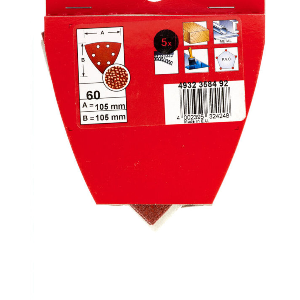 MILWAUKEE  Schuurpapier 105 x 105 mm