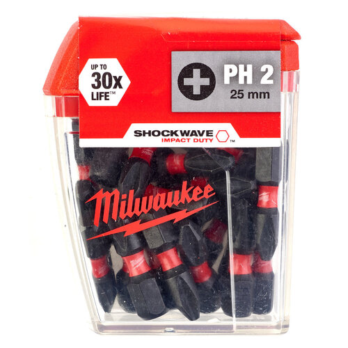 MILWAUKEE PH2 25 mm SHOCKWAVE™ Gen II