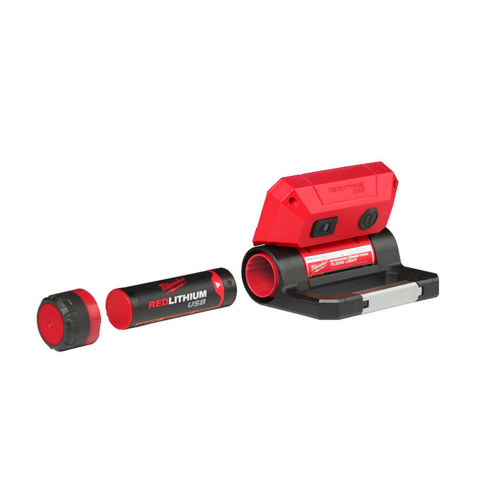 MILWAUKEE L4 FFL-301 USB OPLAADBARE INKLAPBARE MINI SCHIJNWERPER
