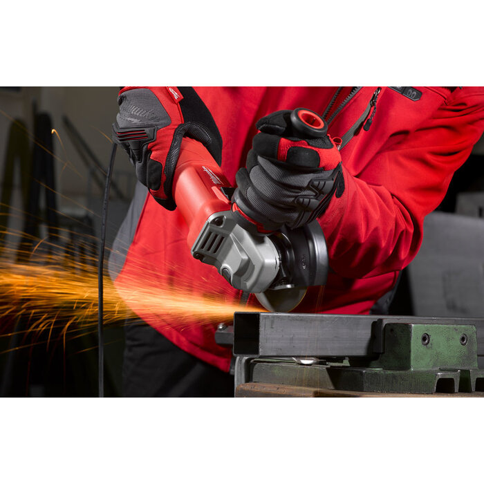 MILWAUKEE  AGV 10-125EK Haakse slijpmachine 125 mm 1000 Watt AVS handvat