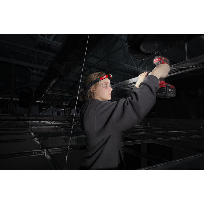 MILWAUKEE L4 HLRP-301 USB OPLAADBARE HOOFDLAMP 600 LUMEN