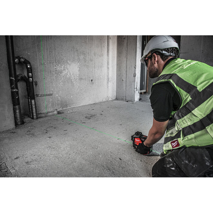 MILWAUKEE M12 3PL  DRIEDIMENSIONALE LASER