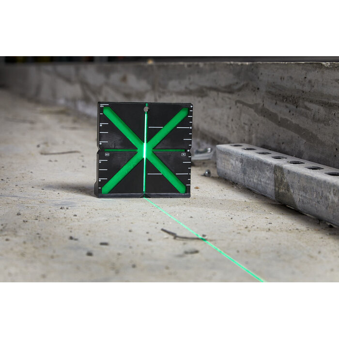 MILWAUKEE HI-VIST Laser richtplaat extra goed zichtbaar