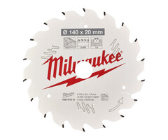 MILWAUKEE CIRKELZAAGBLAD ø140 asgat ø20