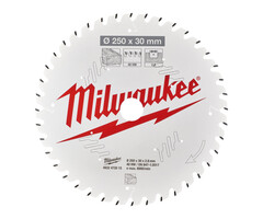 MILWAUKEE CIRKELZAAGBLAD ø250 asgat ø30