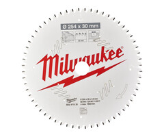 MILWAUKEE CIRKELZAAGBLAD ø254 asgat ø30