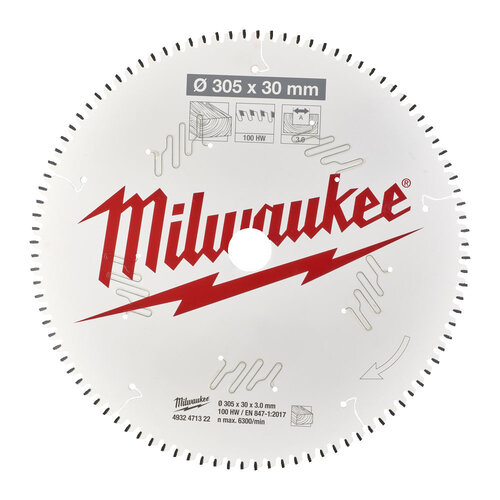 MILWAUKEE CIRKELZAAGBLAD ø305 Asgat ø30