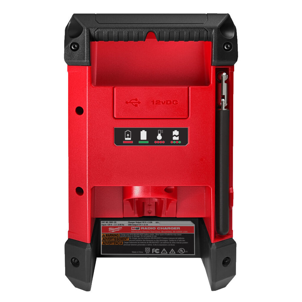 MILWAUKEE M12 RCDAB+ RADIO/LADER DAB+