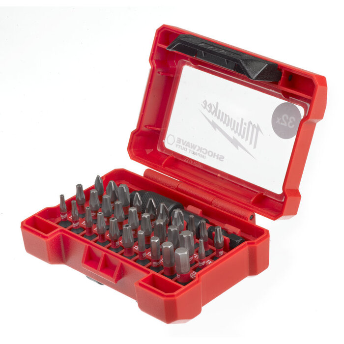 MILWAUKEE SHOCKWAVE Schroefbit Set 32-delig