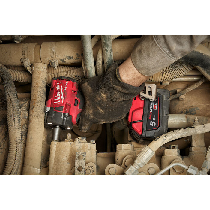 MILWAUKEE M18 FIW2F12 FUEL compacte ½″ slagmoersleutel met frictiering