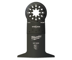 MILWAUKEE Multitool Starlock invalblad hout 65 x 42 mm
