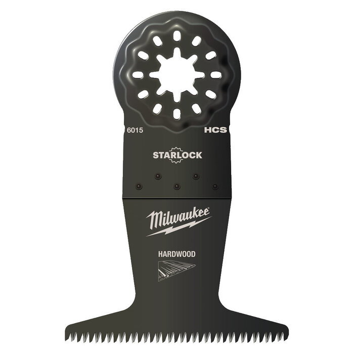 MILWAUKEE STARLOCK-HOUT 65 MM Multitool Starlock invalblad hout 3C speed 65 x 42 mmINVALZAAGBLAD MET 3 ZAAGTANDGEOMETRIE VOOR SNELLE EN ZUIVERE ZAAGSNEDES