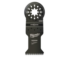 MILWAUKEE Starlock Hout 35x42mm Bi-metalen invalzaagblad voor een langere levensduur en 3 zaagtandgeommetrie voor snelle en zuivere zaagsnede