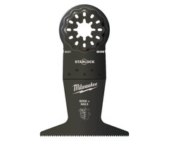 MILWAUKEE Multitool Starlock HSS Bi-metaal Zaagblad voor hout met nagels 65 x 42 mm
