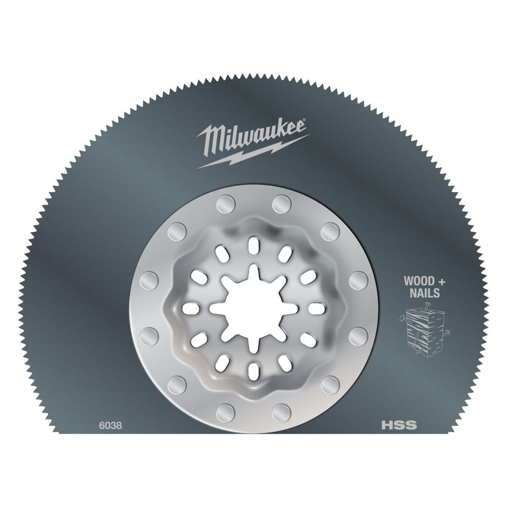 MILWAUKEE Multitool Starlock segmentblad multimateriaal 85 x 20 mm