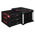 MILWAUKEE PACKOUT™ TOOLBOX MET 3 LADES