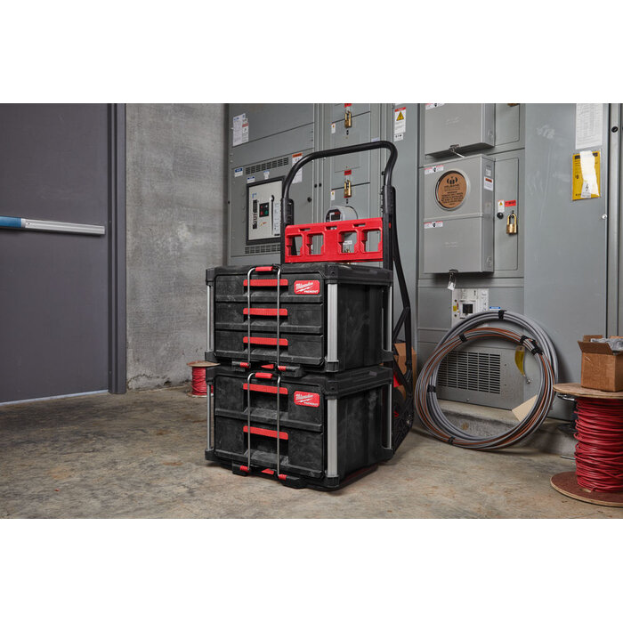 MILWAUKEE PACKOUT Gereedschapskoffer met drie lades