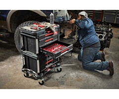 MILWAUKEE PACKOUT Gereedschapskoffer met drie lades