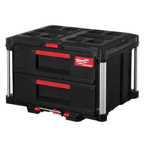 MILWAUKEE PACKOUT™ TOOLBOX MET 2 LADES