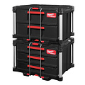 MILWAUKEE PACKOUT™ TOOLBOX MET 2 LADES