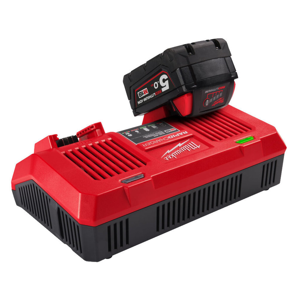 MILWAUKEE M18 DFC Dual bay snellader