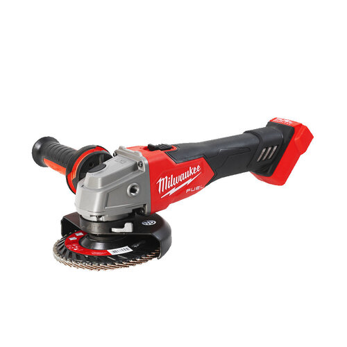 MILWAUKEE  M18 FSAG125X HAAKSE SLIJPMACHINE MET SCHUIFSCHAKELAAR 125MM