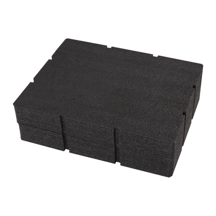 MILWAUKEE FOAM INLAY VOOR PACKOUT™ GEREEDSCHAPSKISTEN MET TWEE LADES