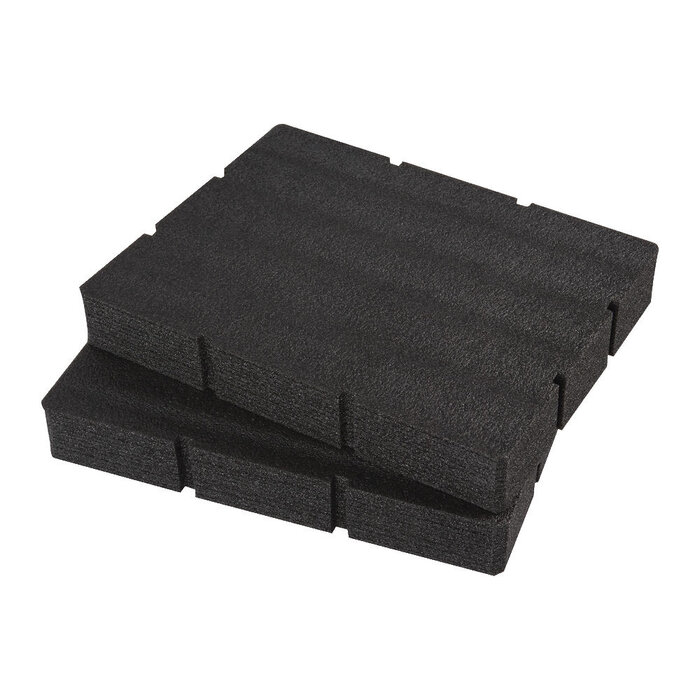 MILWAUKEE FOAM INLAY VOOR PACKOUT™ GEREEDSCHAPSKISTEN MET TWEE LADES