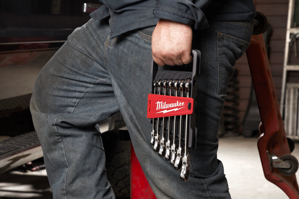 MILWAUKEE Ringratel-steeksleutel Flexset MAX BITE™(7-delig)