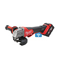 MILWAUKEE M18 ONEFSAG125XPDB  HAAKSE SLIJPER MET PEDDELSCHAKELAAR EN SCHIJFREM 125 MM