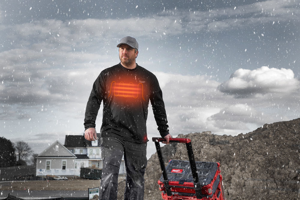 MILWAUKEE L4 HBLB USB OPLAADBARE VERWARMDE WORKSKIN™ BASISLAAG