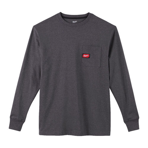 MILWAUKEE LONG SLEEVE T-SHIRT GRIJS