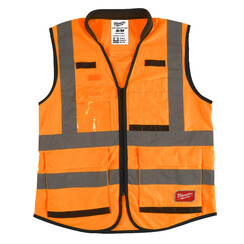 VEILIGHEIDSHESJE PREMIUM HI-VIS KLASSE 2 ORANJE