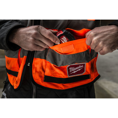 MILWAUKEE VEILIGHEIDSHESJE PREMIUM HI-VIS KLASSE 2 ORANJE