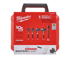 MILWAUKEE Set Switchblade™ zelfvoedende boren (5-delig)