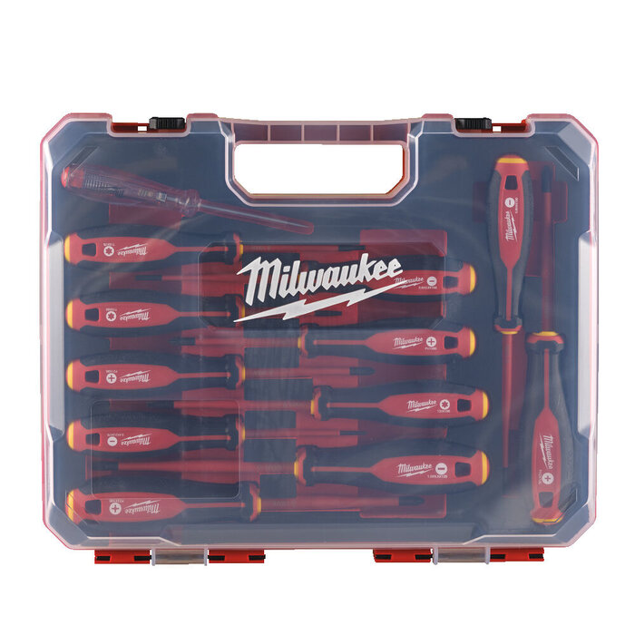 MILWAUKEE SCHROEVENDRAAIERSET "TRI-LOBE" VDE 12-delig