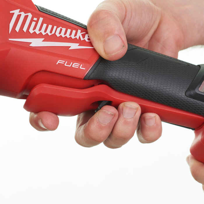 MILWAUKEE M18 FSAGV125XPDB HAAKSE SLIJPMACHINE MET PEDDELSCHAKELAAR, VARIABEL TOERENTAL EN REMFUNCTIE 125MM