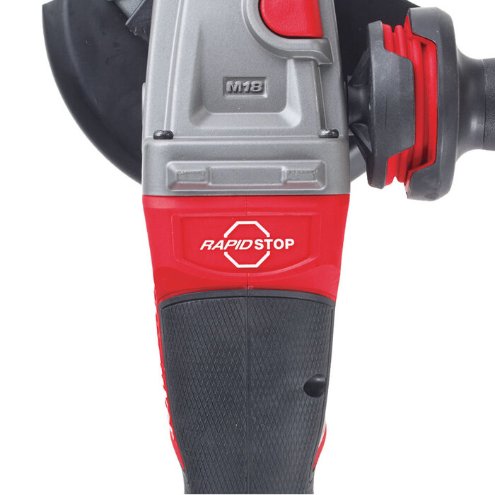 MILWAUKEE M18 FSAGV125XPDB HAAKSE SLIJPMACHINE MET PEDDELSCHAKELAAR, VARIABEL TOERENTAL EN REMFUNCTIE 125MM