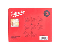 MILWAUKEE BOVENFREES SET 12-DELIG 8MM