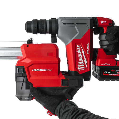 MILWAUKEE M18 FPDDEXL SPECIALE STOFAFZUIGING VOOR M18 FUEL™ 32 MM SDS-PLUS HAMERS MET AUTOPULSE™