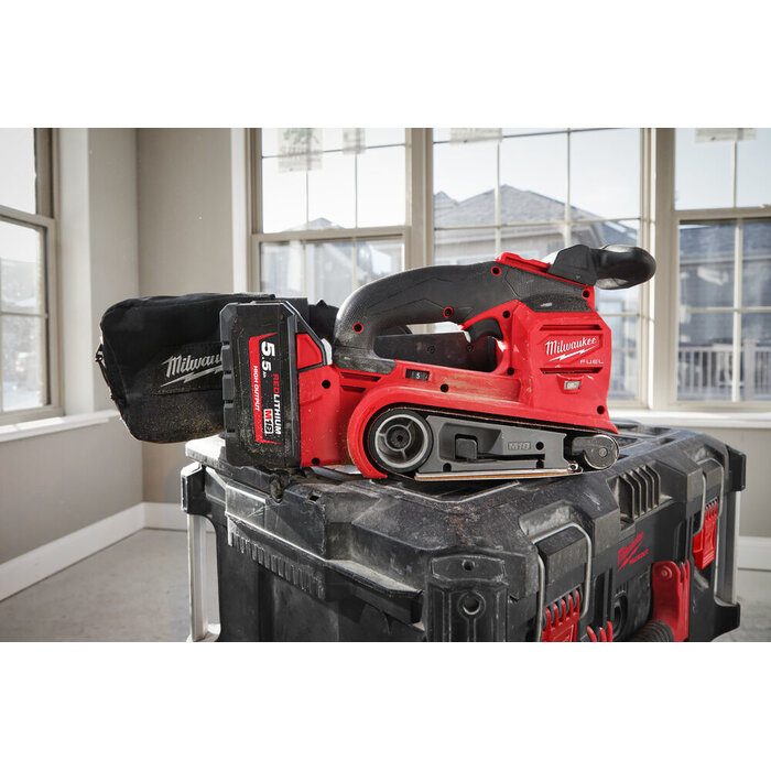 MILWAUKEE M18 FBTS75 FUEL Bandschuurmachine, 75mm