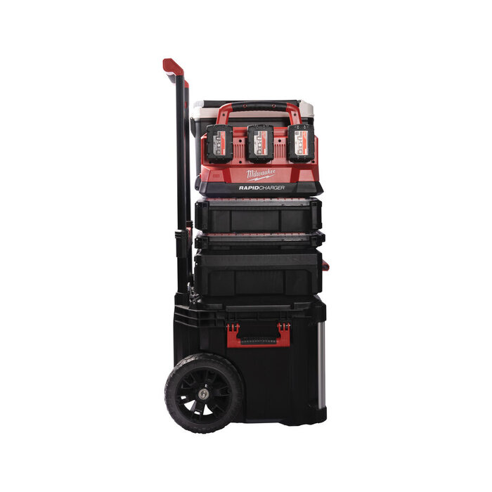 MILWAUKEE M18 PC6 EU PACKOUT compatibele lader voor 6 accu's