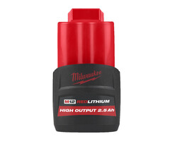 MILWAUKEE M12 HB2.5 High Output Accu 2,5 Ah