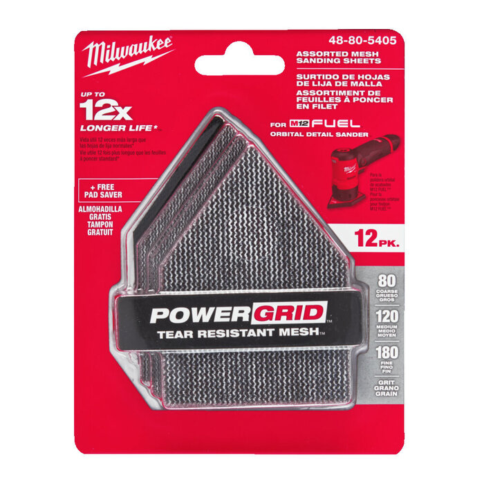 MILWAUKEE SCHUURGAAS VOOR M12 FDSS 67 X 92 MM