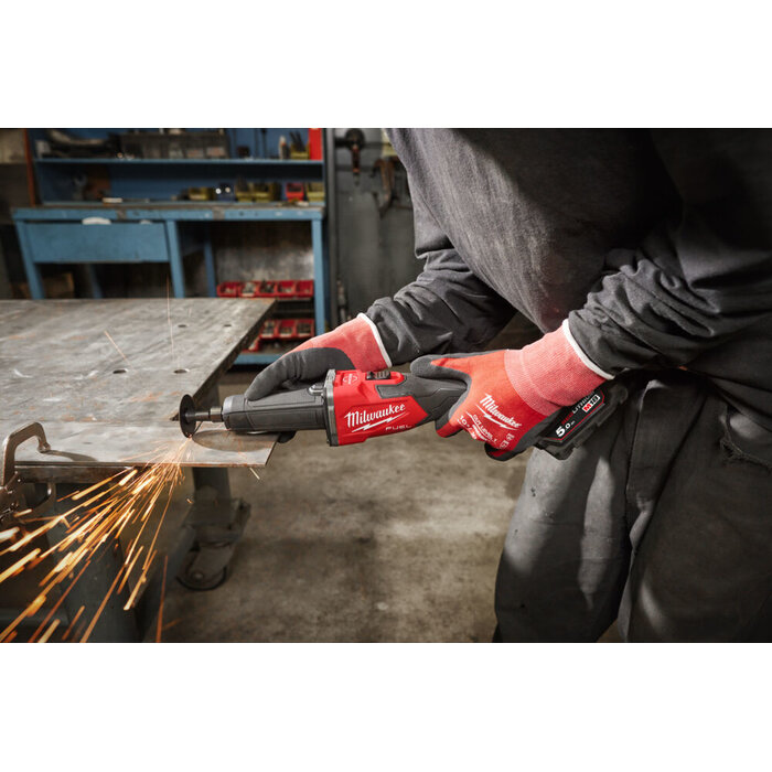 MILWAUKEE M18 FDGRB RECHTE STIFTSLIJPER MET RAPIDSTOP™ EN SCHUIFSCHAKELAAR GEN II