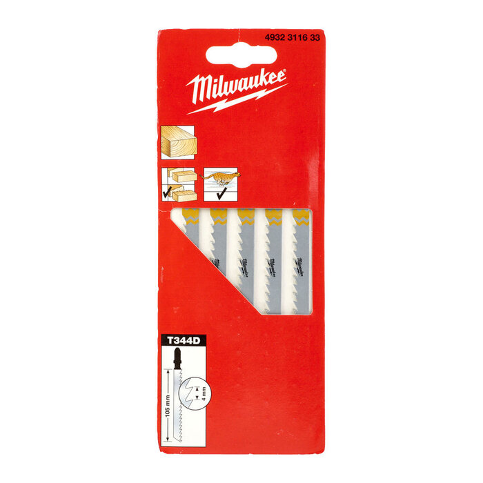 MILWAUKEE Decoupeerzaagbladen T 344 D - 5st