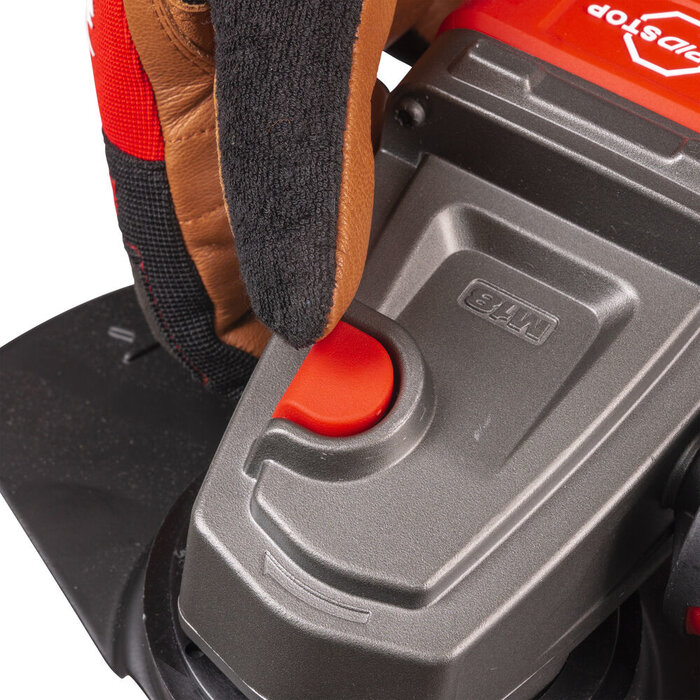 MILWAUKEE M18 ONEFLAG230XPDB HAAKSE SLIJPER MET PEDDELSCHAKELAAR EN SCHIJFREM 230 MM