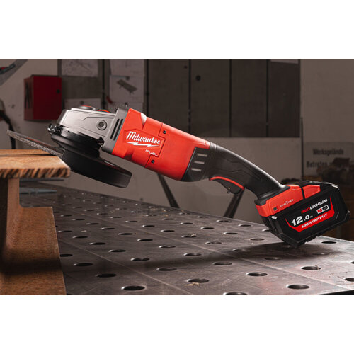 MILWAUKEE M18 ONEFLAG230XPDB HAAKSE SLIJPER MET PEDDELSCHAKELAAR EN SCHIJFREM 230 MM